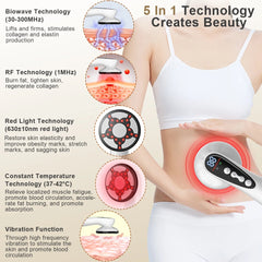 EMS Body Shaping Device 10 Levels Vibration Heated Micro-current Fat Burner Lose Weight Cellulite Remover Slimming Massage Tools