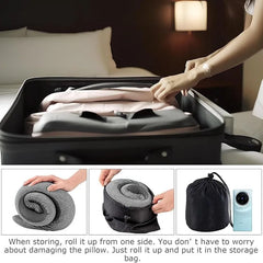 SnailStyle Memory Foam Travel Neck Pillow – U-Shaped Adjustable Support Cushion for Travel & Nap Comfort