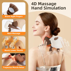 DeepRelief 4D Heated Neck & Shoulder Massager
