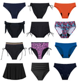 Menstrual Swimwear 4-Layer Leak Proof Period Panties High Waist Swimsuit Sexy Bikini Period Swim Bottoms Absorbent Beachwear