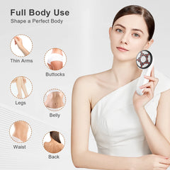 EMS Body Shaping Device 10 Levels Vibration Heated Micro-current Fat Burner Lose Weight Cellulite Remover Slimming Massage Tools