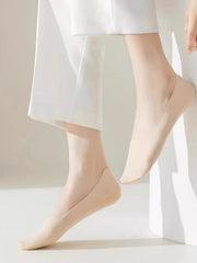 5 Pairs Women’s Invisible Low Cut Socks – Breathable Non-Slip Comfort Casual Socks Set