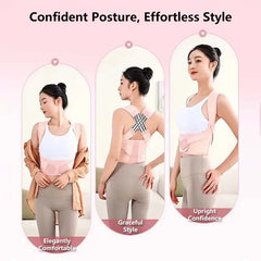 PosturePro Adjustable Back Support Belt – Spine Alignment & Waist Support Trainer for Men & Women