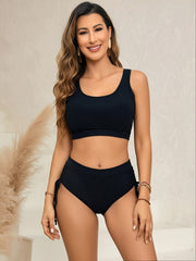 High Wasit Menstrual Panties Swimwear Fast Absoprtion Waterproof Swimsuit Bikini Bottoms Absorbent Beachwear Period Breifs