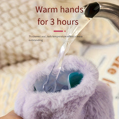250/500ML Warm Hot Water Bottle Bag Girl Warm Belly Warmer Filled Mini Explosion-proof Portable Winter Reusable Cute Hand Warmer