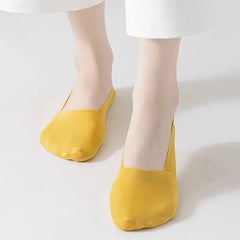 5 Pairs Women’s Ultra-Thin Invisible Socks – Breathable Non-Slip No-Show Boat Socks