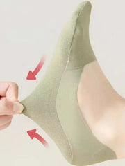 5 Pairs Women’s Invisible Low Cut Socks – Breathable Non-Slip Comfort Casual Socks Set