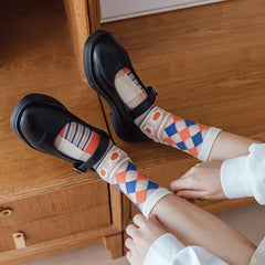 Korean Lace Crystal Silk Long Socks – Ultra-Thin Transparent Floral Fashion Socks for Women