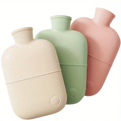 Cozy & Durable Hot Water Bottle with Soft Cloth Cover – 1000ML