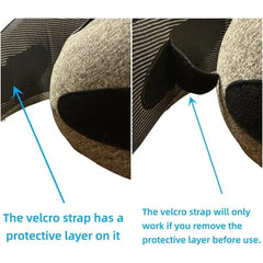 SnailStyle Memory Foam Travel Neck Pillow – U-Shaped Adjustable Support Cushion for Travel & Nap Comfort