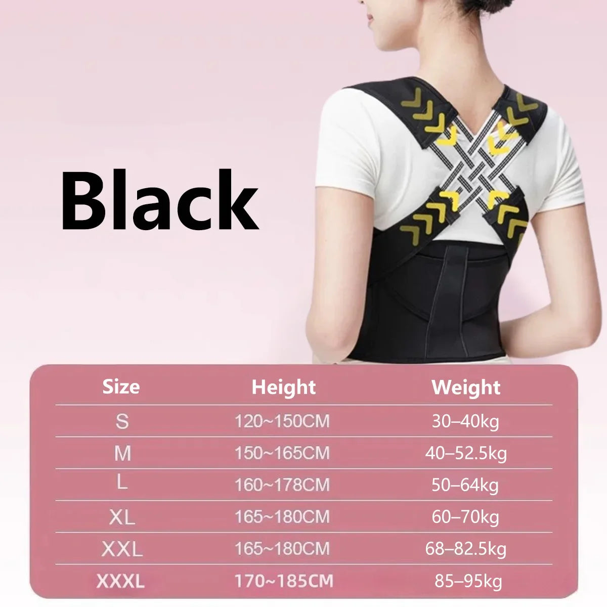 PosturePro Adjustable Back Support Belt – Spine Alignment & Waist Support Trainer for Men & Women